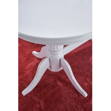 Table de salle à manger extensible FUERTE 150/190x90 cm blanche