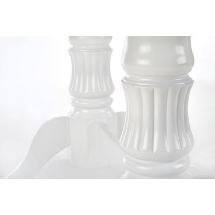 Table de salle à manger extensible FUERTE 150/190x90 cm blanche