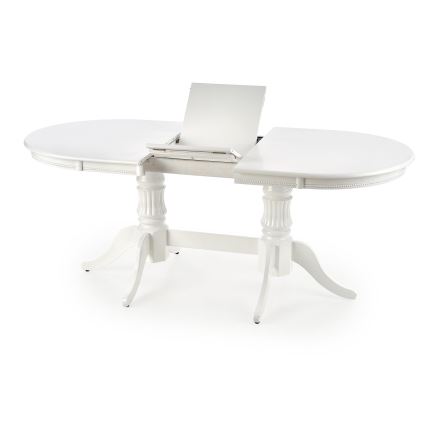 Table de salle à manger extensible FUERTE 150/190x90 cm blanche