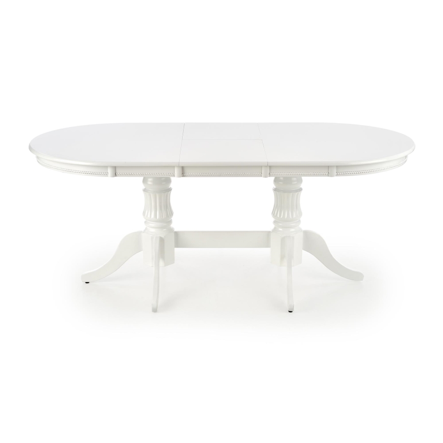 Table de salle à manger extensible FUERTE 150/190x90 cm blanche