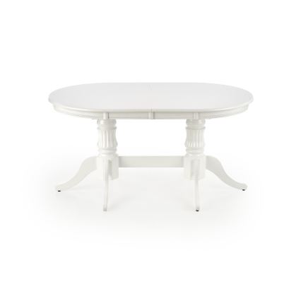 Table de salle à manger extensible FUERTE 150/190x90 cm blanche