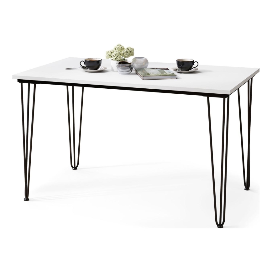 Table de salle à manger HALIJA blanc