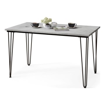 Table de salle à manger HALIJA gris