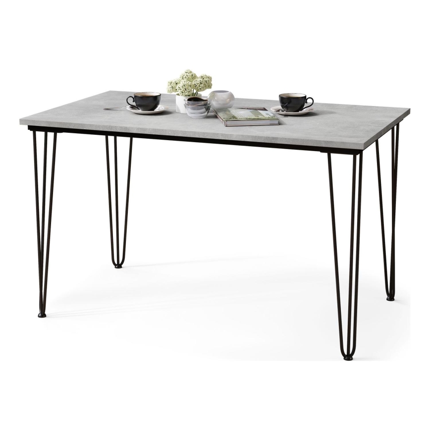 Table de salle à manger HALIJA gris