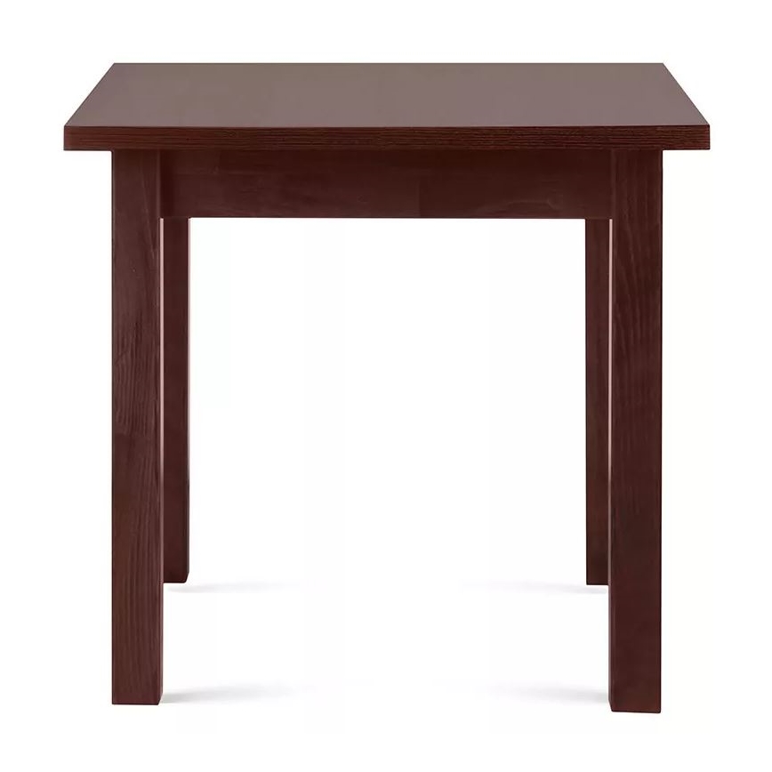 Table de salle à manger HOSPE 78x80 cm noyer