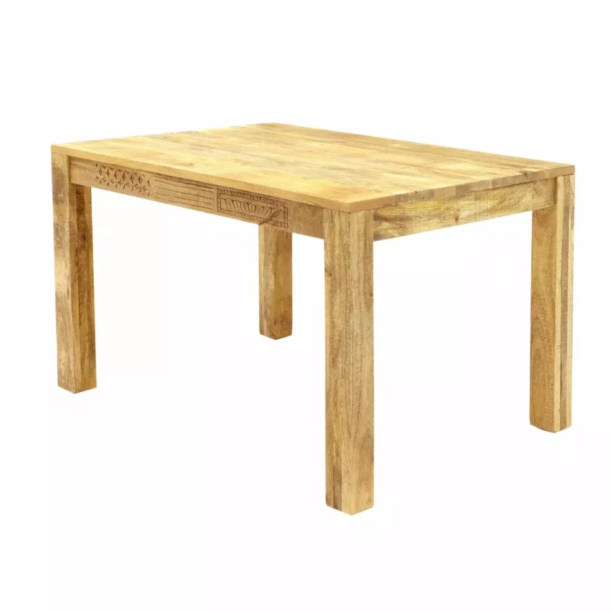 Table de salle à manger MANU 120x90 cm bois massif/manguier