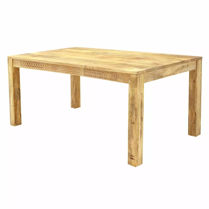 Table de salle à manger MANU 200x90 cm bois massif/manguier