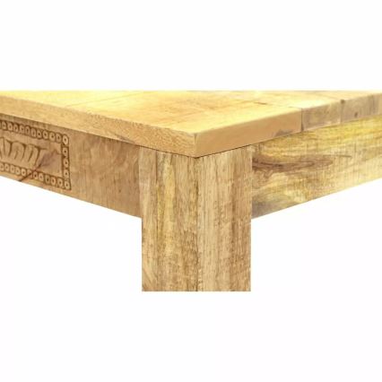 Table de salle à manger MANU 200x90 cm bois massif/manguier