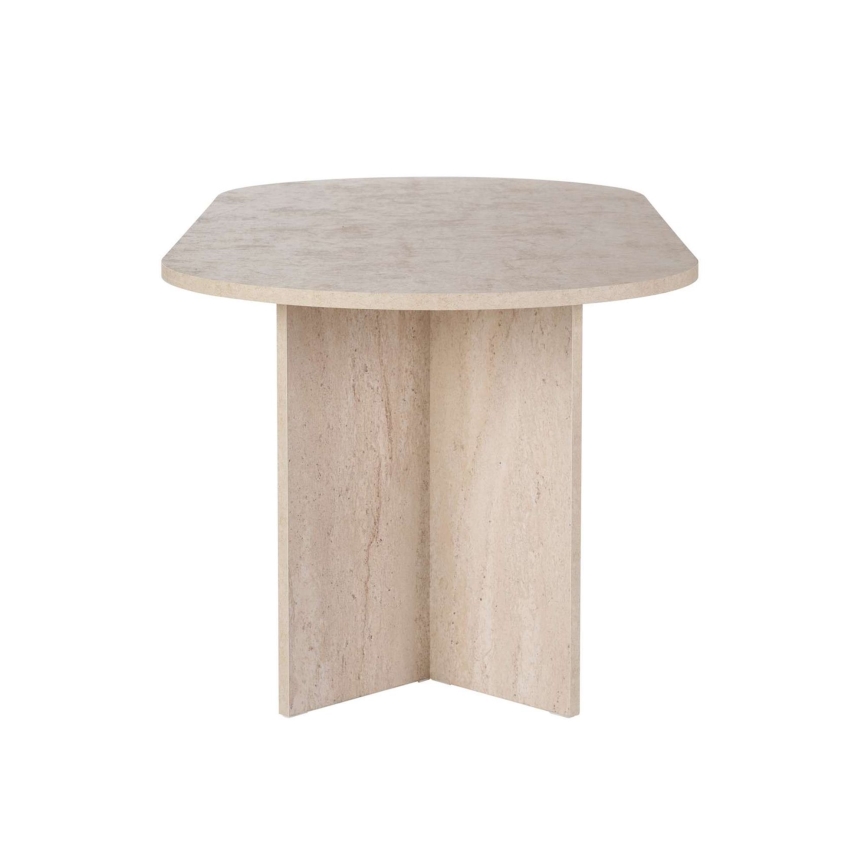 Table de salle à manger NEL 200 x 90 cm beige