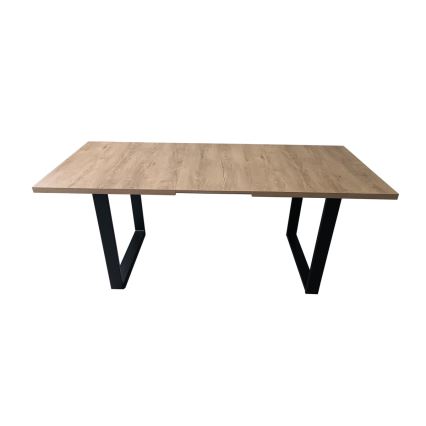 Table de salle à manger pliable COLIN chêne
