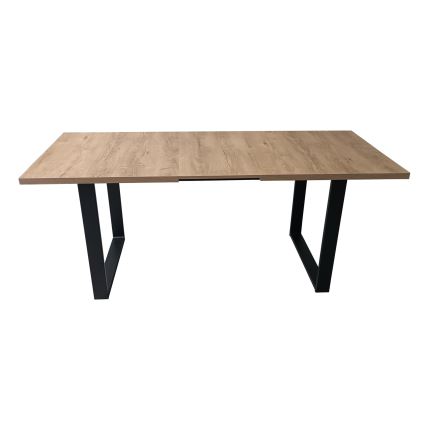 Table de salle à manger pliable COLIN chêne