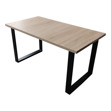Table de salle à manger pliable COLIN chêne sonoma