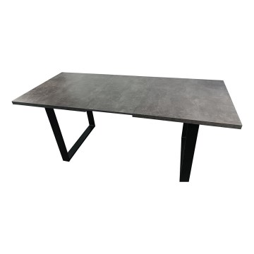 Table de salle à manger pliable COLIN gris