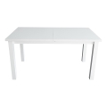 Table de salle à manger pliable LIAM blanc