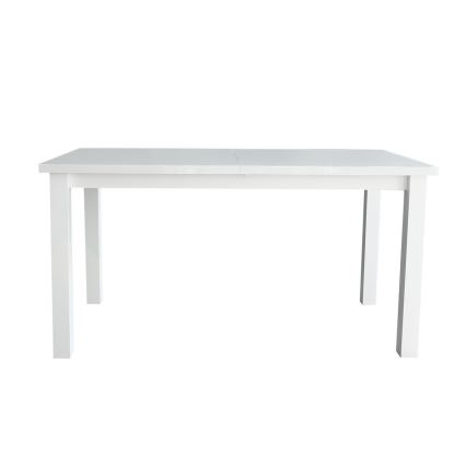 Table de salle à manger pliable LIAM blanc