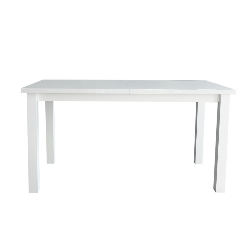 Table de salle à manger pliable LIAM blanc