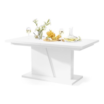 Table de salle à manger pliable NINO blanc