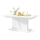Table de salle à manger pliable NINO blanc