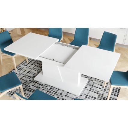Table de salle à manger pliable NINO blanc