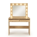 Table de toilette AMORIO 94x43 cm chêne artisanal