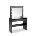 Table de toilette AMORIO 94x43 cm, noir