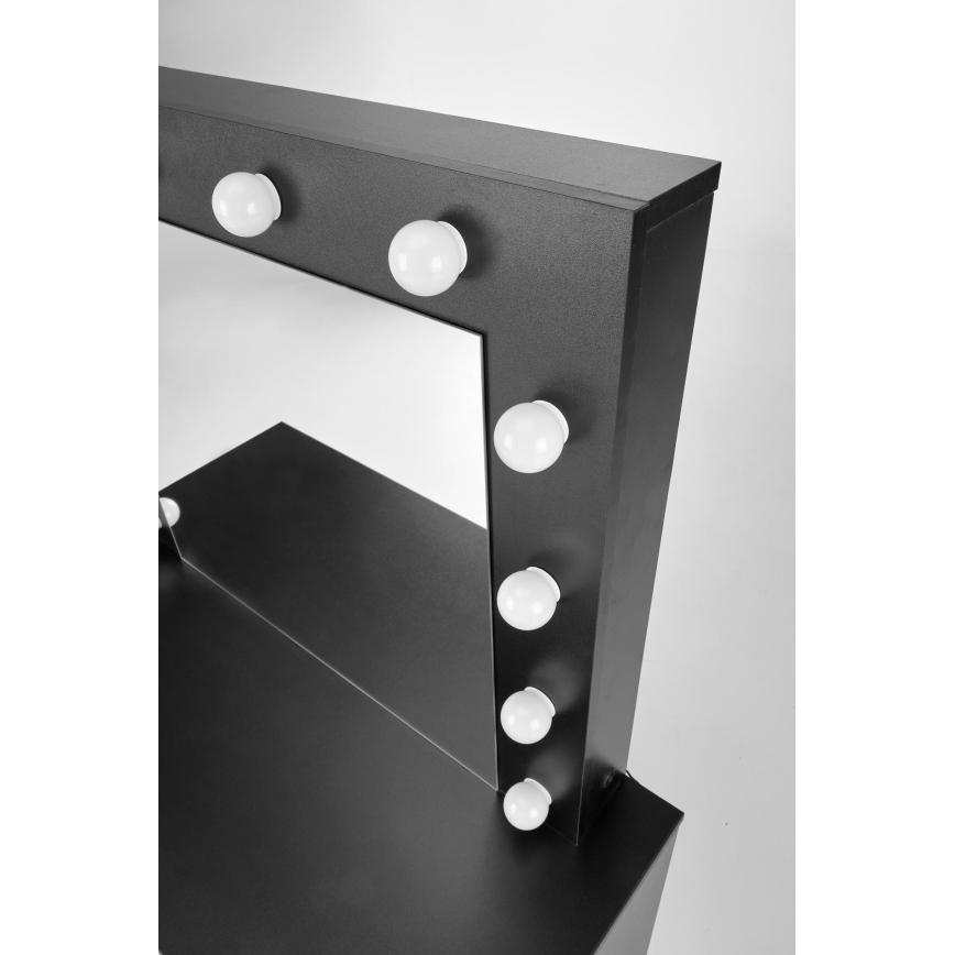 Table de toilette AMORIO 94x43 cm, noir