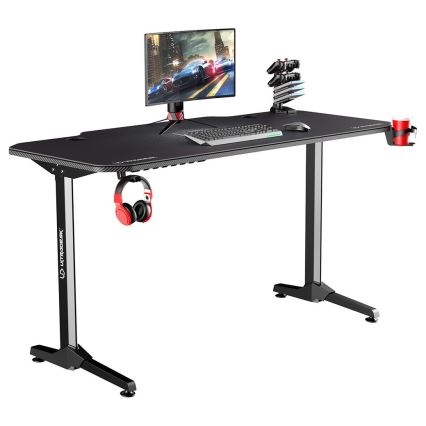 Table gaming 140 x 66 cm noire