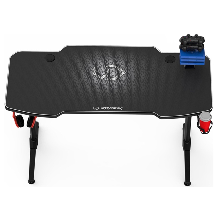 Table gaming 140 x 66 cm noire