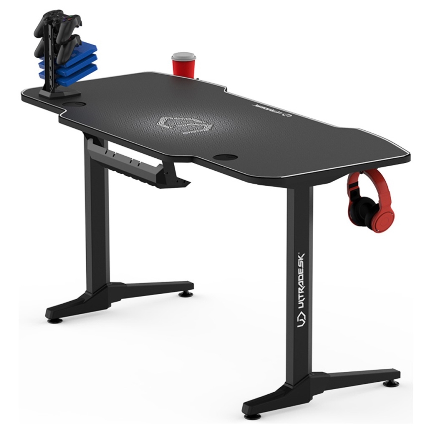 Table gaming 140 x 66 cm noire