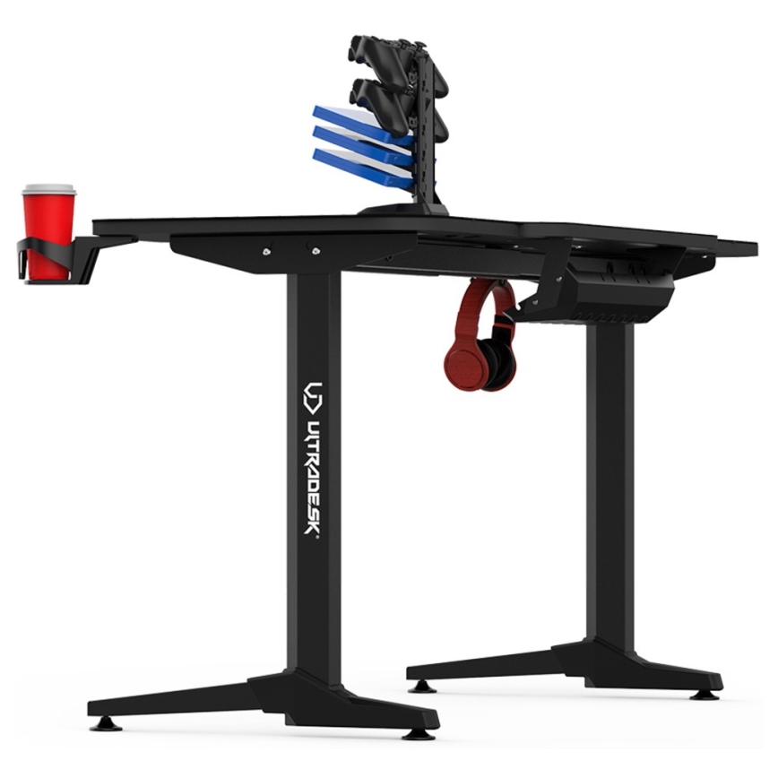 Table gaming 140 x 66 cm noire