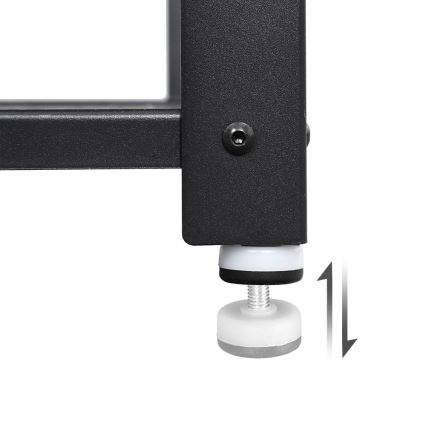 Table haute BARTIS marron/noir
