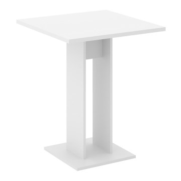 Table STRAPO 68 x 68 cm blanche