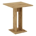 Table STRAPO  68x68 cm chêne artisan