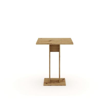 Table STRAPO  68x68 cm chêne artisan