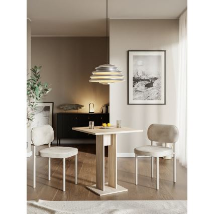 Table STRAPO 68x68 cm, chêne Sonoma