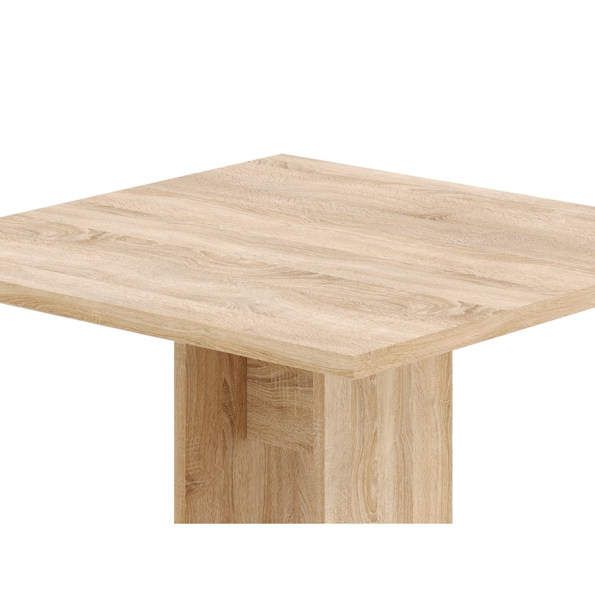 Table STRAPO 68x68 cm, chêne Sonoma