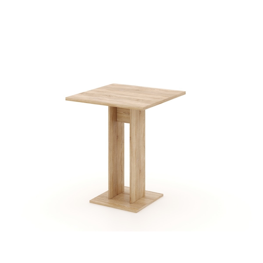 Table STRAPO 68x68 cm, chêne Sonoma
