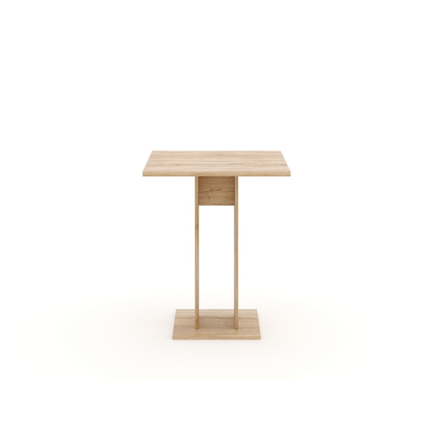 Table STRAPO 68x68 cm, chêne Sonoma