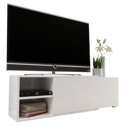 Table TV CLIF 40x180 cm blanc