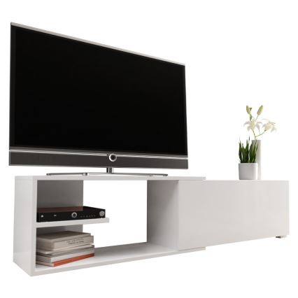 Table TV CLIF 40x180 cm blanc