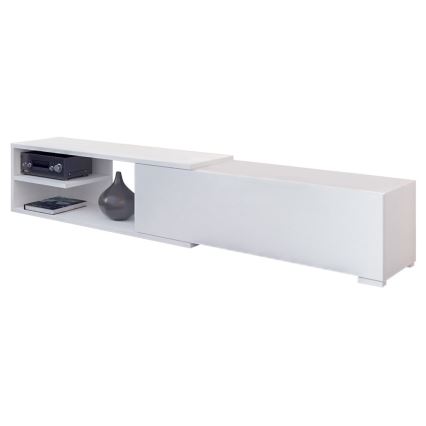 Table TV CLIF 40x180 cm blanc