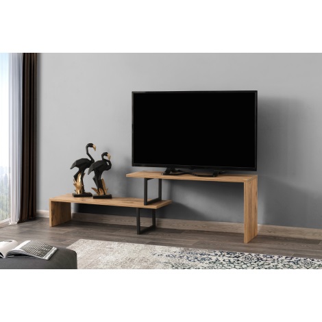 Table TV OVIT 44x153 cm marron/noire