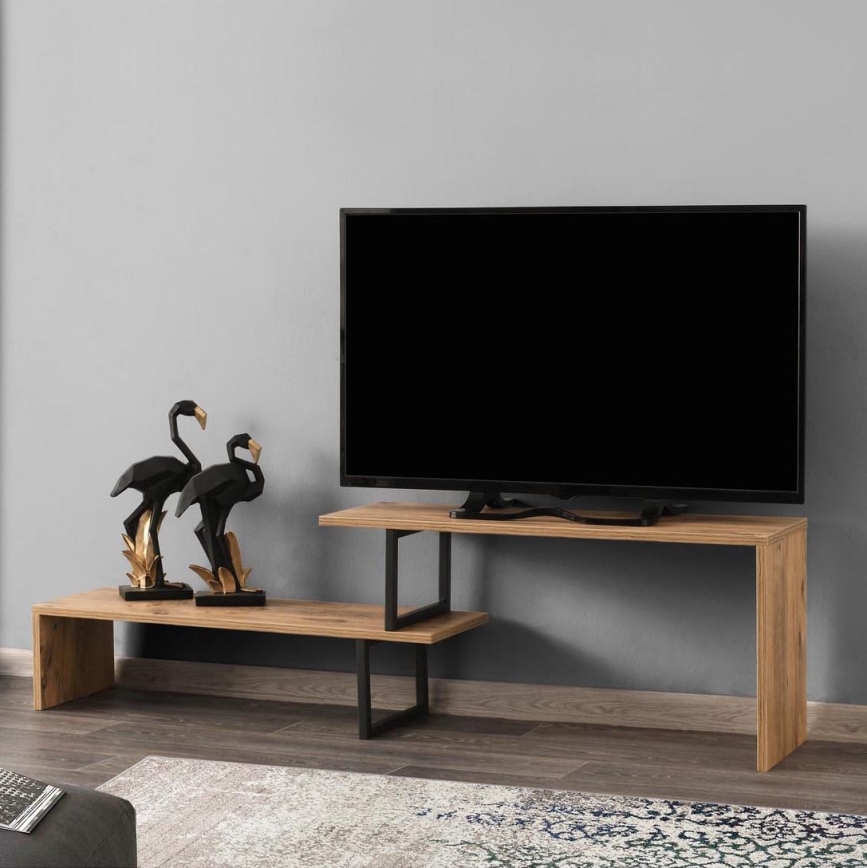 Table TV OVIT 44x153 cm marron/noire