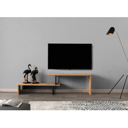 Table TV OVIT 44x153 cm marron/noire