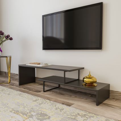 Table TV OVIT 45x120 cm anthracite/noire