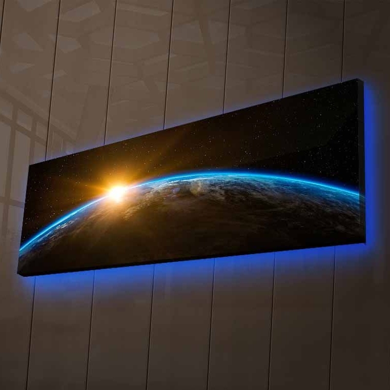 Tableau lumineux décoratif LED/1x9V 6LR61