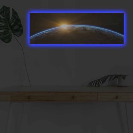 Tableau lumineux décoratif LED/1x9V 6LR61