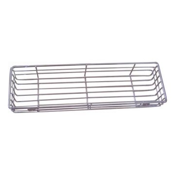 Tablette murale de douche 12x40 cm chrome brillant