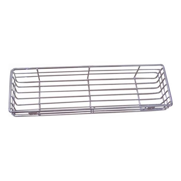 Tablette murale de douche 12x40 cm chrome brillant