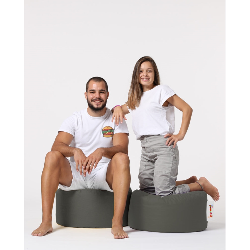 Tabouret 55 cm gris